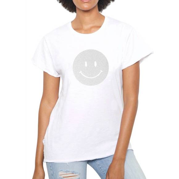 NEW UNSWEETENED happy diamond tee in white happy diamond - Picture 1 of 1